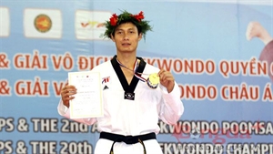 Le Vietnam rafle la médaille d’or de taekwondo d’Asie